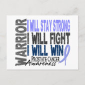 前立腺がん戦士 ポストカード (正面)
