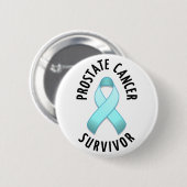 前立腺がん生存者ボタン 缶バッジ (正面&裏面)