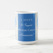 前立腺がん認識度リボンエンジェルカスタムマグカップ コーヒーマグカップ (中央)