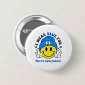 前立腺がん認識度リボン支持ギフト 缶バッジ (正面&裏面)