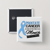 前立腺がん認識度月服帯 缶バッジ (正面&裏面)