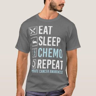 前立腺がん認識度食べ睡眠薬Repeat G Tシャツ