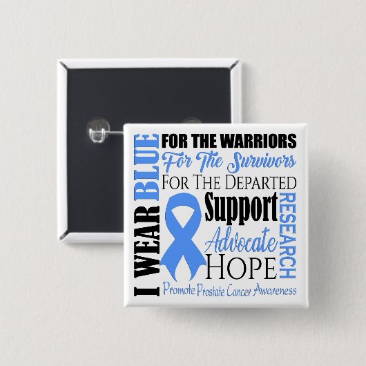 前立腺がん認識度 缶バッジ (正面&裏面)