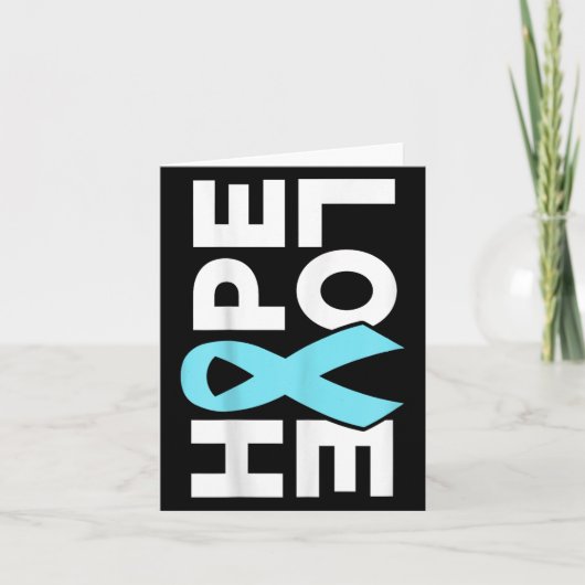 前立腺がん認識度- Hope Love Support Ribb カード (正面)