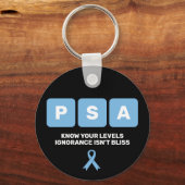 前立腺がん認識度PSA キーホルダー (正面)