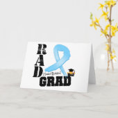 前立腺癌の放射線療法の素晴らしいの卒業生 カード (黄色い花)