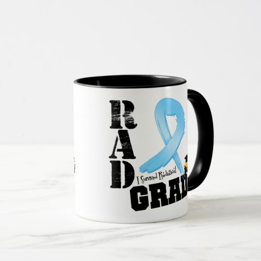 前立腺癌の放射線療法の素晴らしいの卒業生 マグカップ (正面右)