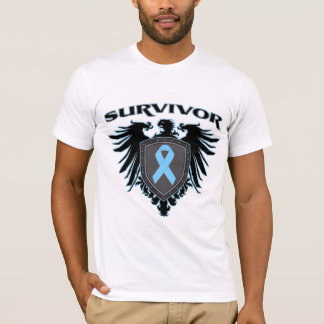 前立腺癌の生存者のための生存者の頂上 Tシャツ