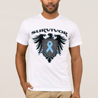 前立腺癌の生存者の頂上 Tシャツ
