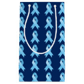 前立腺癌の認識度のリボン スモールペーパーバッグ (正面)