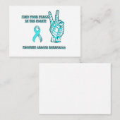 前立腺認識度フラットノートカード ノートカード (正面/裏面)