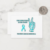 前立腺認識度フラットノートカード ノートカード (正面/裏面インサイチュ)