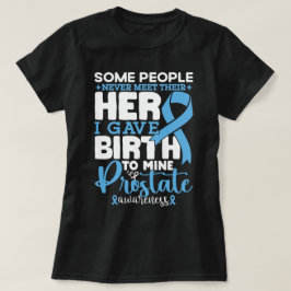 前立腺認識度一部の人々は会わない Tシャツ