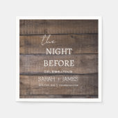 前素朴夜の国結婚 スタンダードカクテルナプキン (正面)