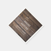 前素朴夜の国結婚 スタンダードカクテルナプキン (角)