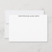 前結婚式はノート感謝していしています ノートカード (正面)