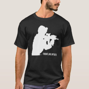 前線の光学ティー歩兵、軍のワイシャツ Tシャツ