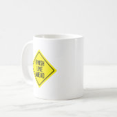 [前線道路標識を終了] |マクラシックグ コーヒーマグカップ (正面左)