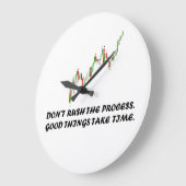 前置精神性アクリル壁時計 ラージ壁時計 (傾斜)