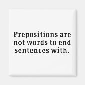 前置詞 マグネット (正面)