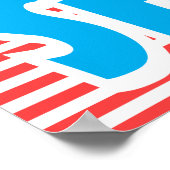 前考えにはタイポグラフィポスター、 ポスター (角)