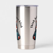 前考え回クリック – サイバーセキュリティ 保温保冷タンブラー (左面)