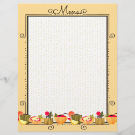 前菜カラフルディナーメニューケータリングレターヘッド