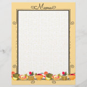 前菜カラフルディナーメニューケータリングレターヘッド (正面)