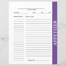 前菜レシピカード