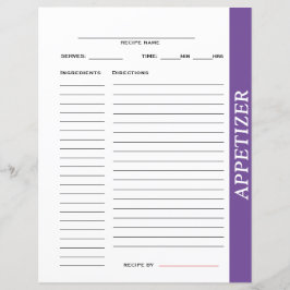 前菜レシピカード