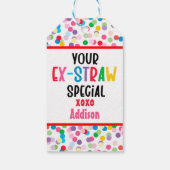 前藁の特別なバレンタインデーの好意 ギフトタグ (裏面)