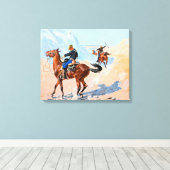 前衛兵、軍隊犠牲 キャンバスプリント (インサイチュ (ウッドフロア))