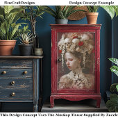 前衛的なゴシックエレガント様式の花嫁A7Lデクページ 薄葉紙