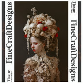 前衛的なゴシックエレガント様式の花嫁A7Lデクページ 薄葉紙