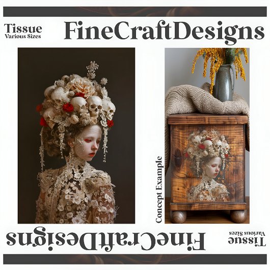 前衛的なゴシックブエレガントライドA7Rデクページ 薄葉紙