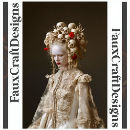 前衛的なゴシック様式のバロック様式の女性デコップレフ120 薄葉紙