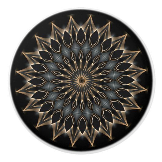 前衛的な～をるつぼから出す セラミックノブ (正面)