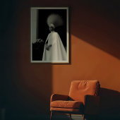 前衛皇后:ホワイト&ブラックオートクチュール ポスター