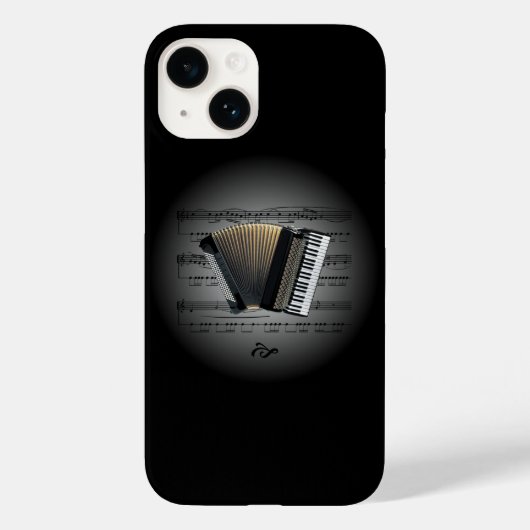 前衛隊~楽譜で地球のアコーディオン Case-Mate iPhoneケース (裏面)