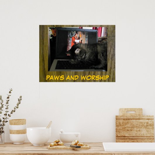 前足と礼拝 ポスター (キッチン)