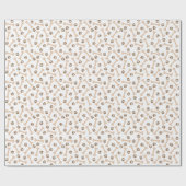 前足と骨 ラッピングペーパー (フラット)