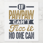 前足のギフト ワインラベル (シングルラベル)