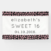 前足のパターン，ピンクの前足，犬の前足，甘い16 横断幕 (横)