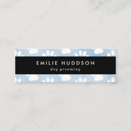前足のパターン，犬のトリマー,ドッグウォーカー，ペットショップ スキニー名刺
