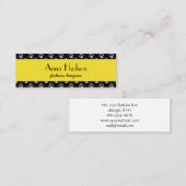 前足のパターン，犬のトリマー,ドッグウォーカー，ペットショップ スキニー名刺 (正面/裏面)