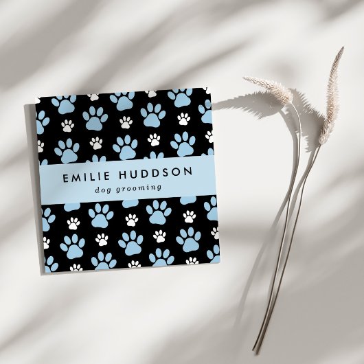 前足のパターン,犬のトリマー,ドッグウォーカー,ペットショップ スクエア名刺