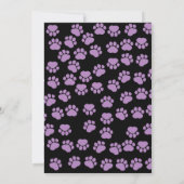 前足のパターン、紫の前足、日付を保存 セーブザデート (裏面)