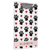 前足のパターン,黒い前足,赤いハート,名前 クリップボード (右)