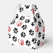 前足のパターン，黒い前足，赤い前足，ハート フェイバーボックス (正面サイド)