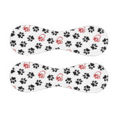 前足のパターン，黒い前足，赤い前足，ハート 野球ボール (パネル)